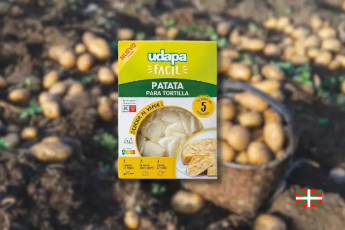 Udapa Fácil "Listo para Comer" Patata para Tortilla. Caja 8Uds. image