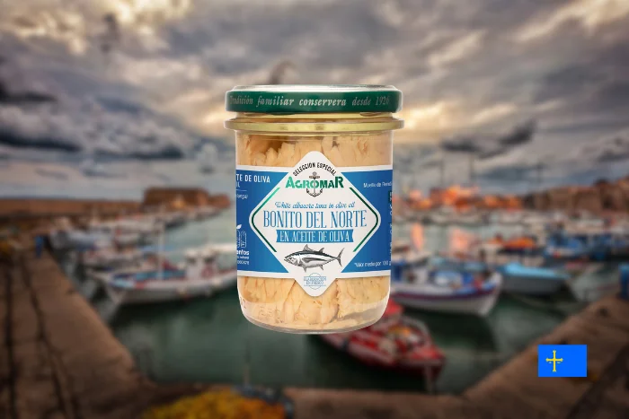 Bonito del norte en aceite de oliva - tarro de 190g. Caja de 6uds. image