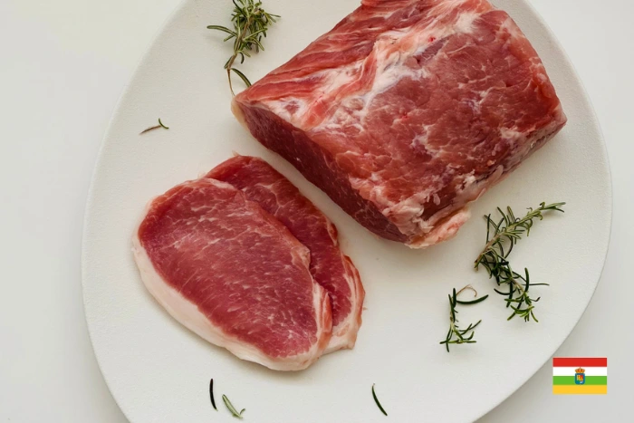Lomo de cerdo adobado Duroc ecológico. Pieza 900g image