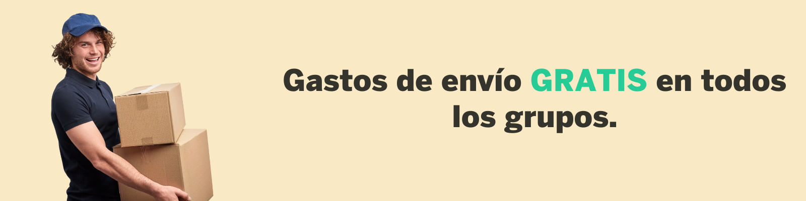 Gasto de envío gratis grupo