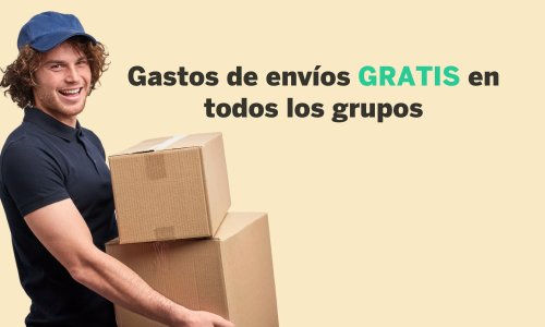 Gasto de envío gratis grupo